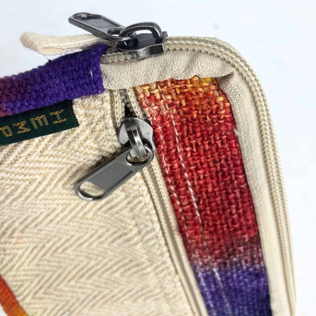 Tiedye Hemp Square Pouch - Image 3