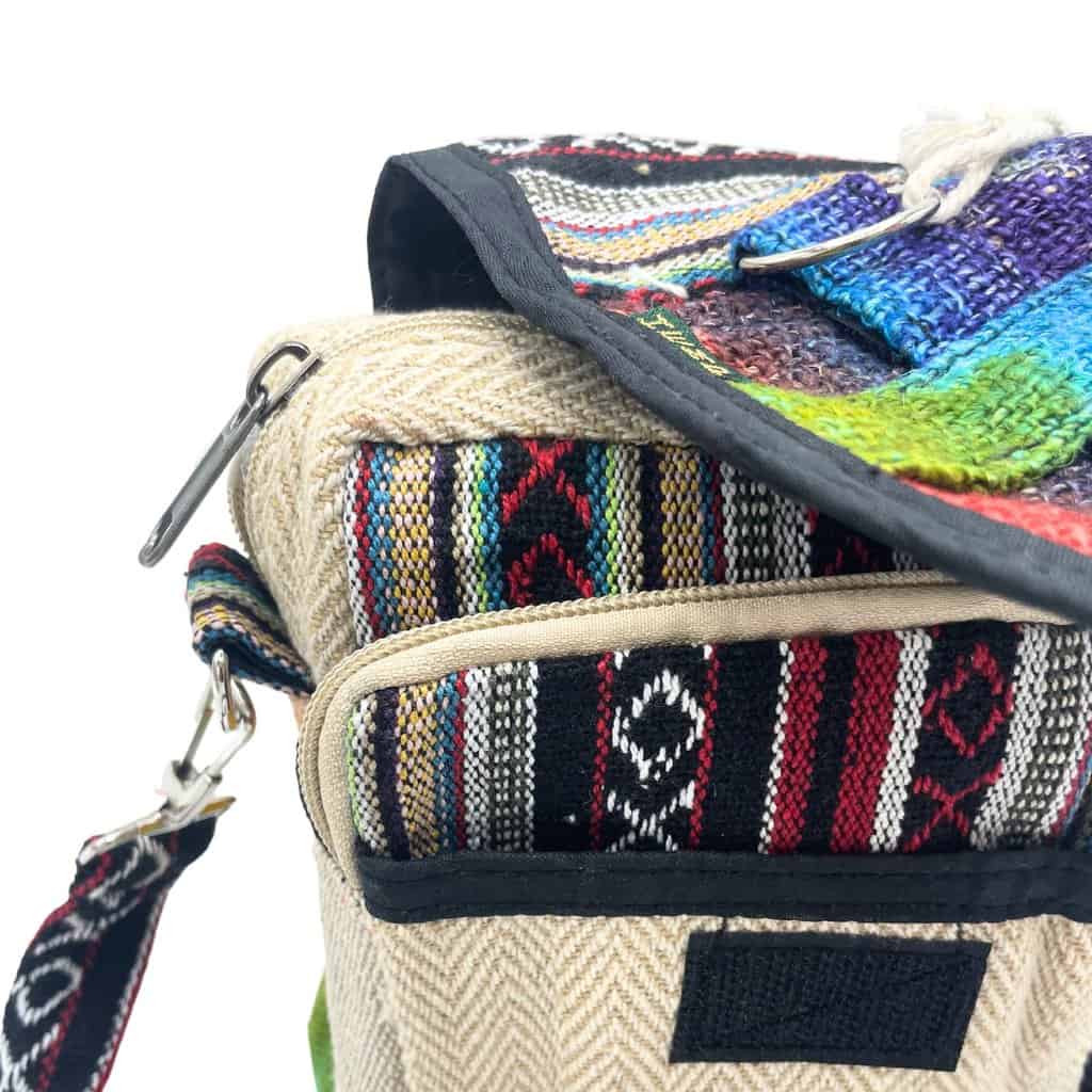 Tiedye Hemp Messenger Bag - Image 2